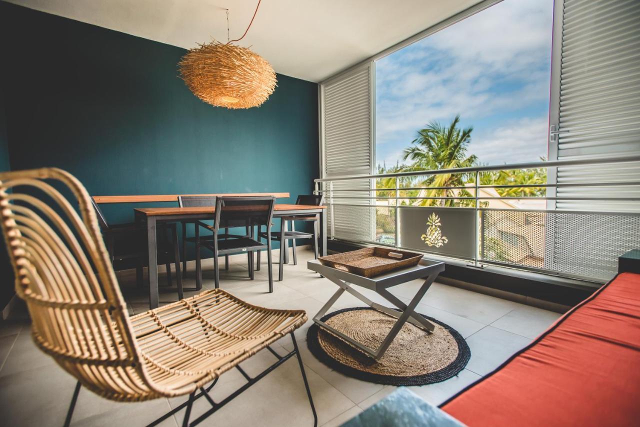 Escale Tropicale, Appart Vue Mer A 2 Min Du Lagon Apartman Saint-Gilles-les Bains Kültér fotó