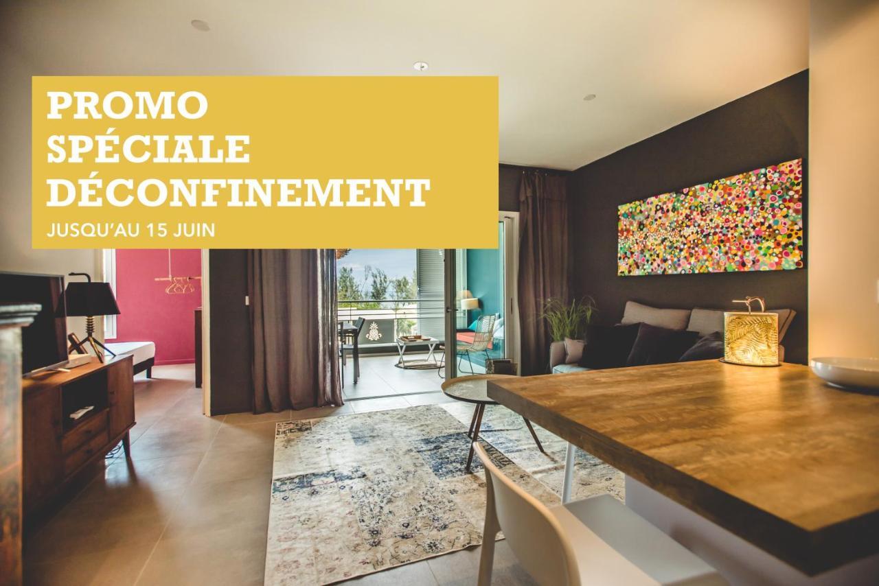 Escale Tropicale, Appart Vue Mer A 2 Min Du Lagon Apartman Saint-Gilles-les Bains Kültér fotó